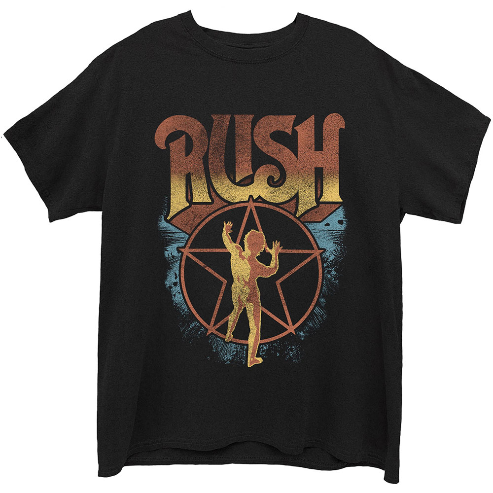 Tričko Rush - Starman, Unisex,Čierna,XL