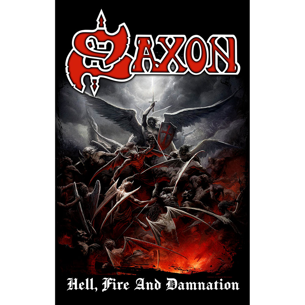 Plagát SAXON - Hell, Fire And Damnation