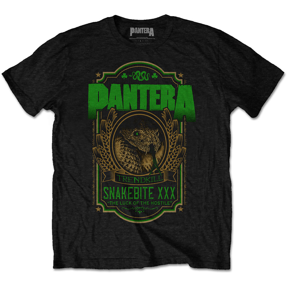 Tričko Pantera - Snakebite XXX Label, Unisex,Čierna,XXL