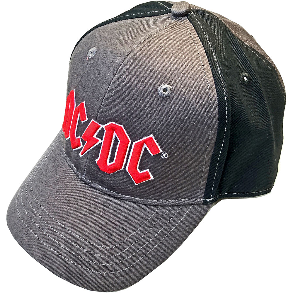 Šiltovka AC/DC - Red Logo, Unisex,Šedá,Univerzálna