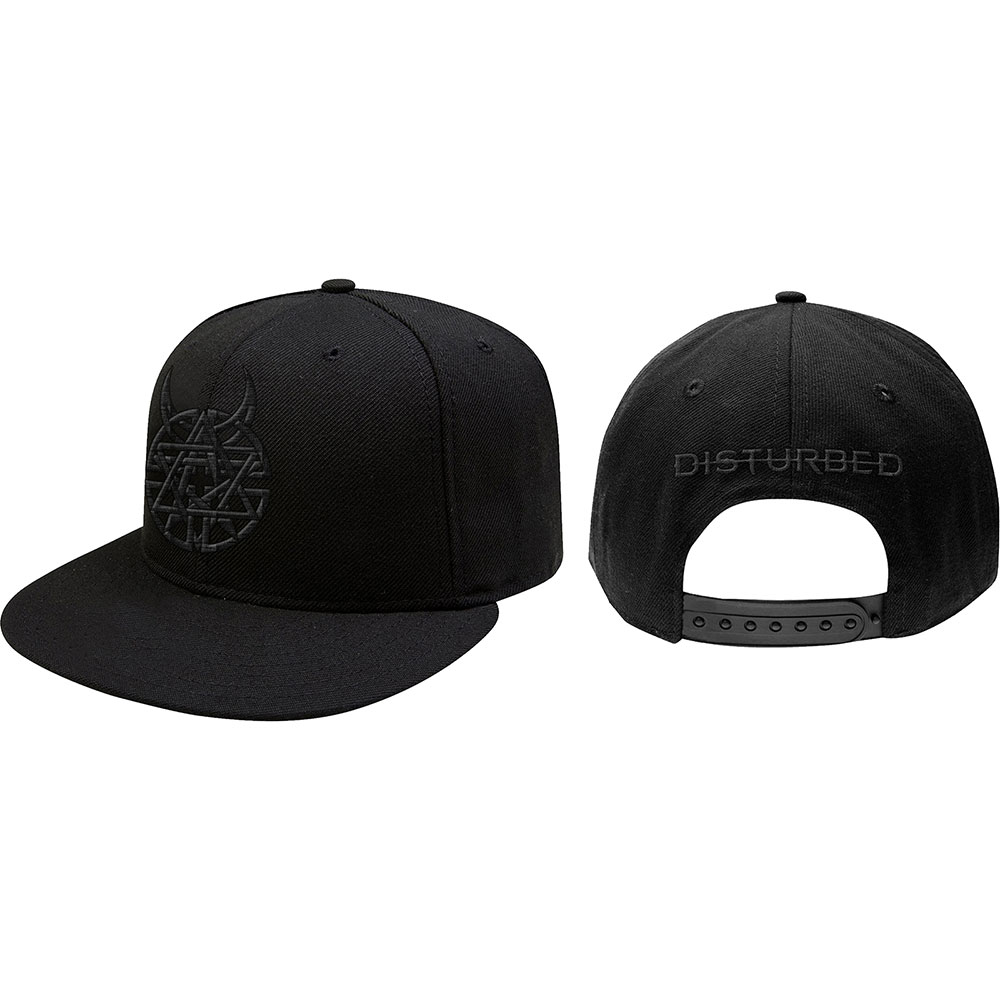 Šiltovka DISTURBED - Icon & Logo, Unisex,Čierna,Univerzálna