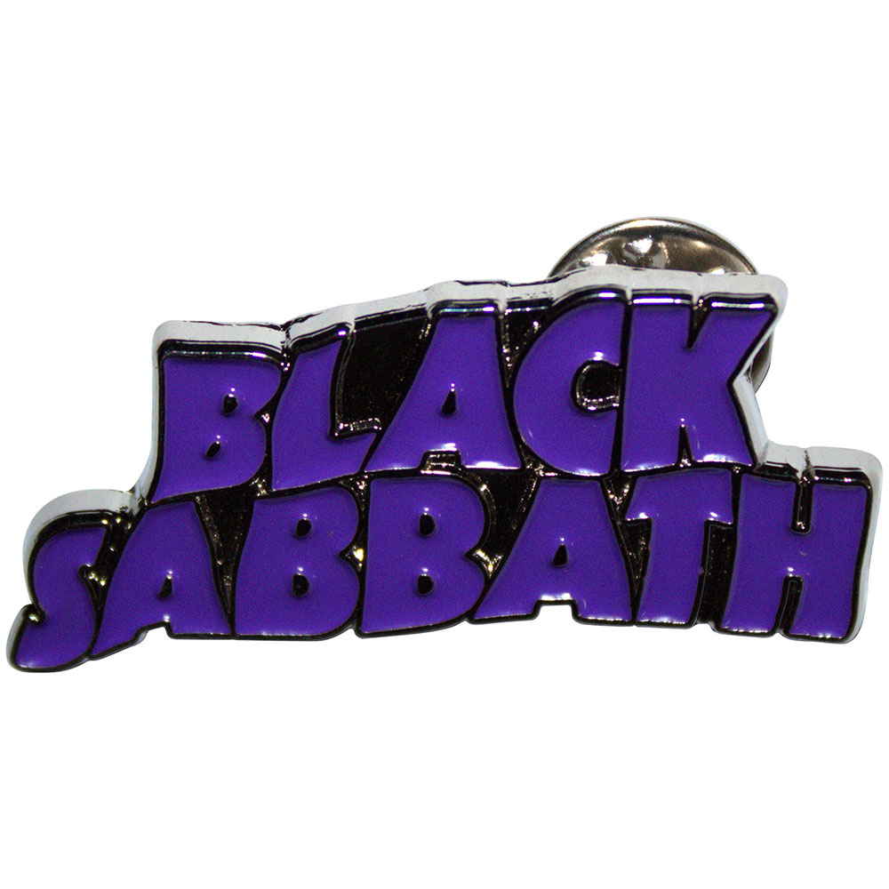 Odznak Black Sabbath - Purple Wavy Logo
