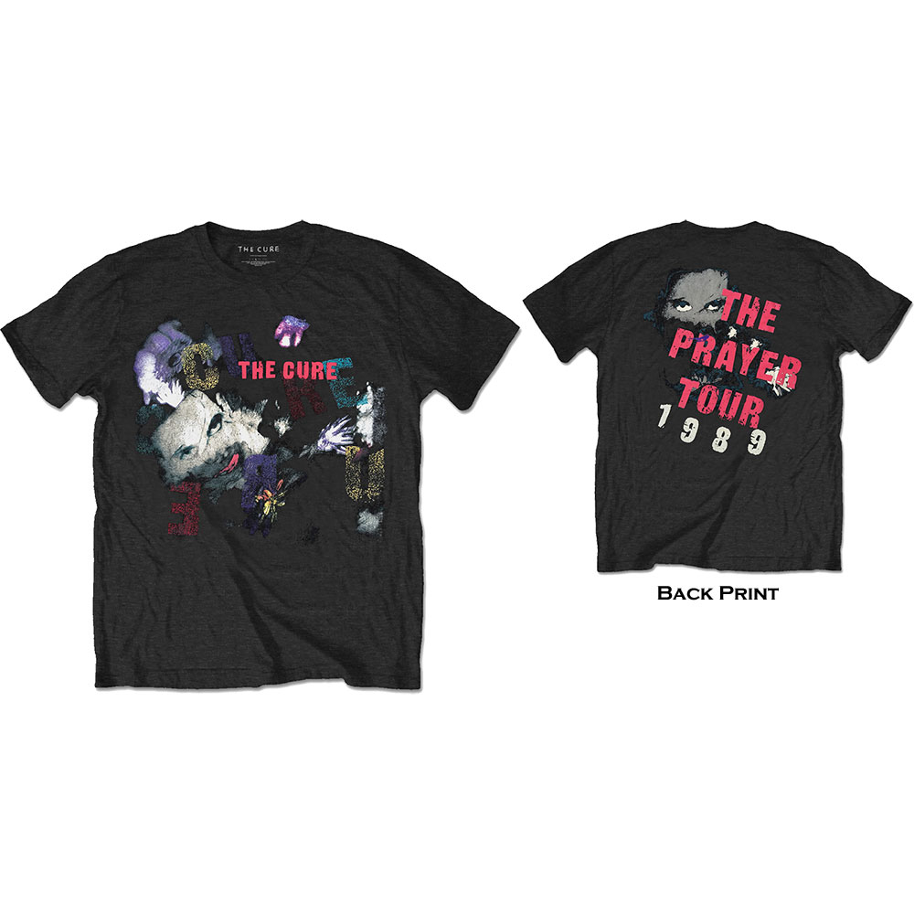 Tričko The Cure - The Prayer Tour 1989, Unisex,Čierna,XXL
