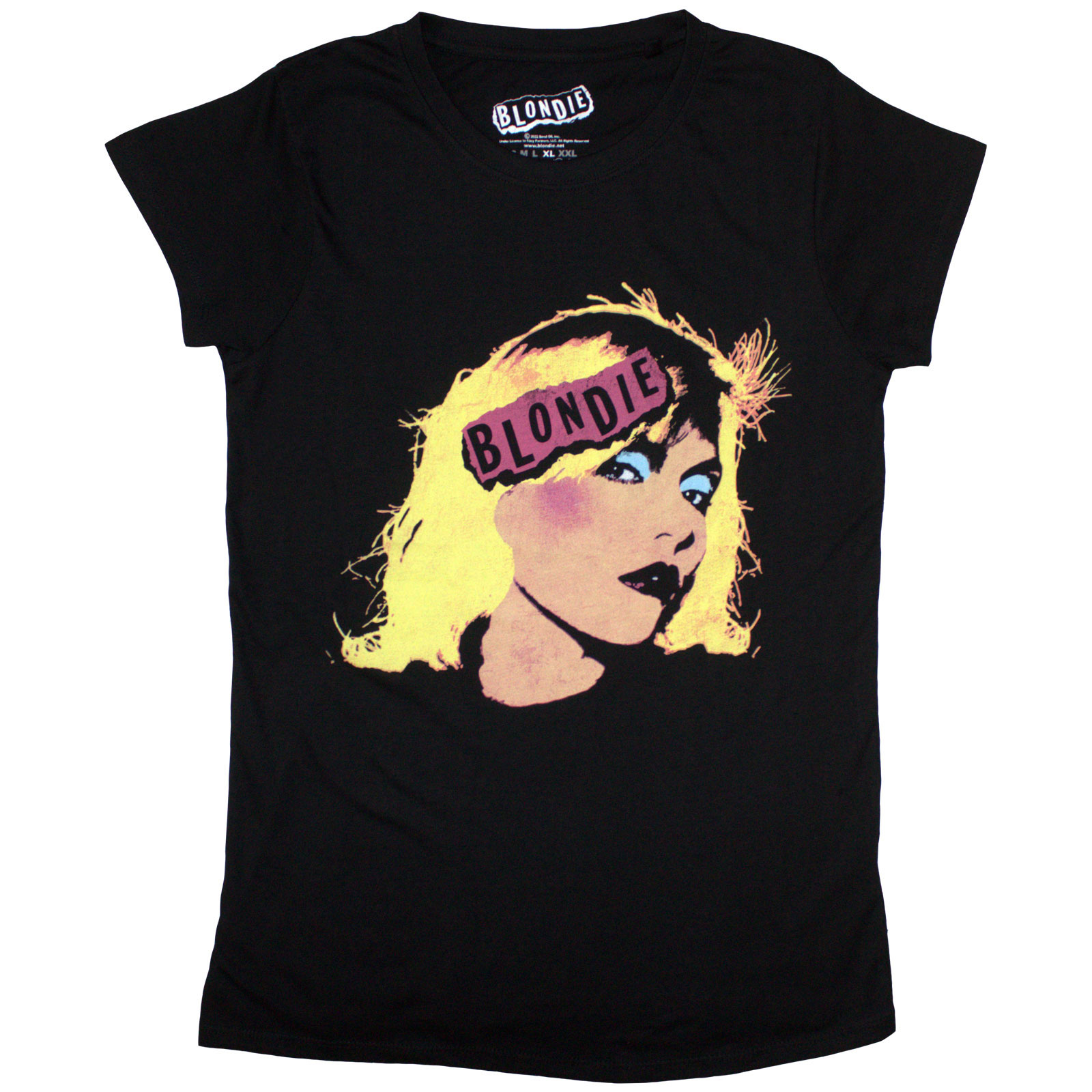 Tričko Blondie - Punk Logo, Žena,Čierna,4XL