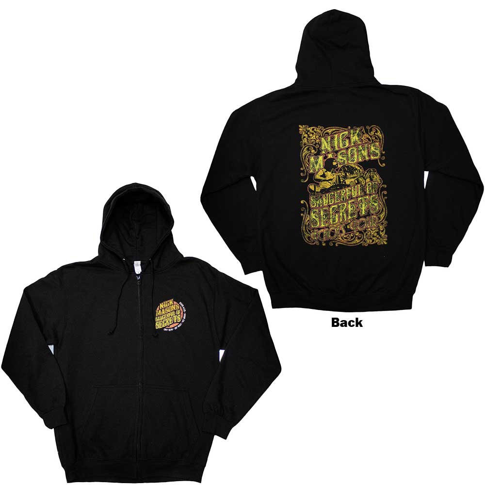 Mikina na zips Nick Mason's Saucerful of Secrets - Echoes Tour, Unisex,Čierna,XXL