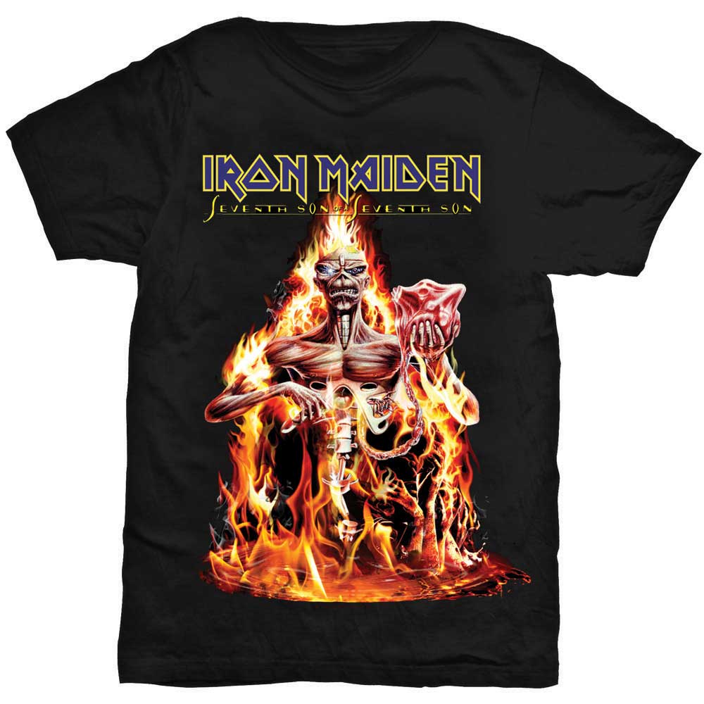 Tričko Iron Maiden - Seventh Son, Unisex,Čierna,XXL