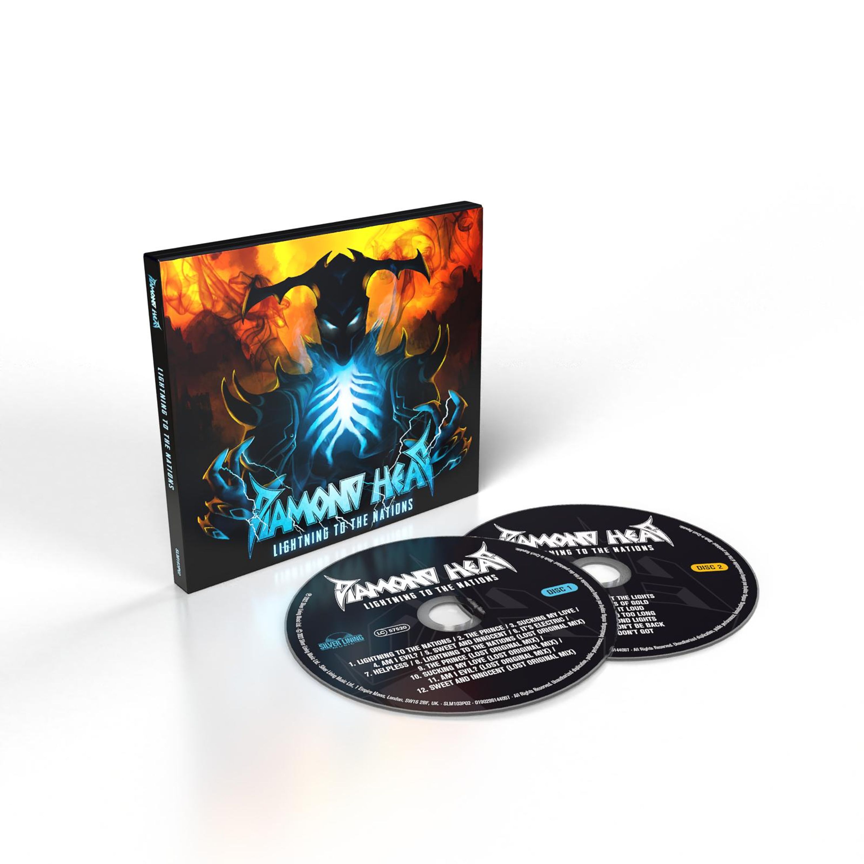 CD Diamond Head - LIGHTNING TO THE NATIONS (THE WHITE ALBUM) (REMASTERED 2021)