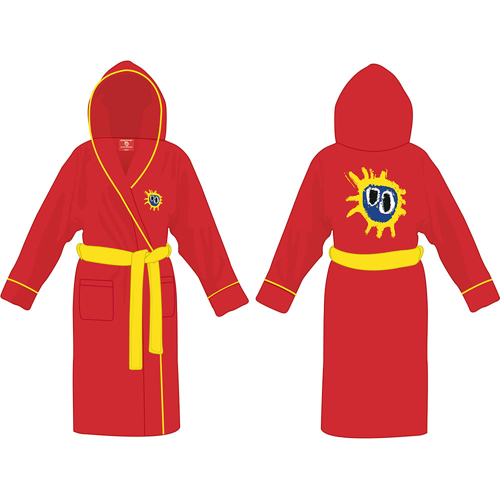 Župan Primal Scream - Screamadelica, Unisex,Červená,L/XL
