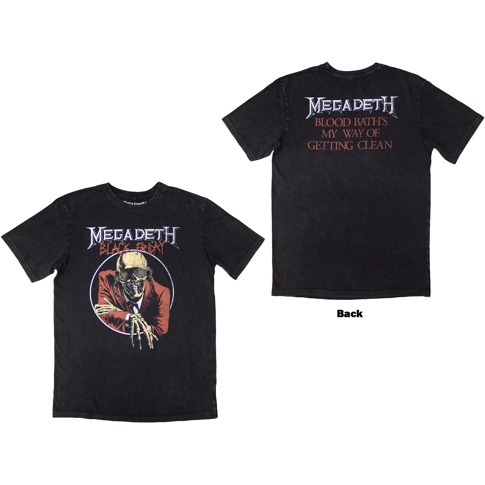 Tričko Megadeth - Black Friday, Unisex,Šedá,XXL