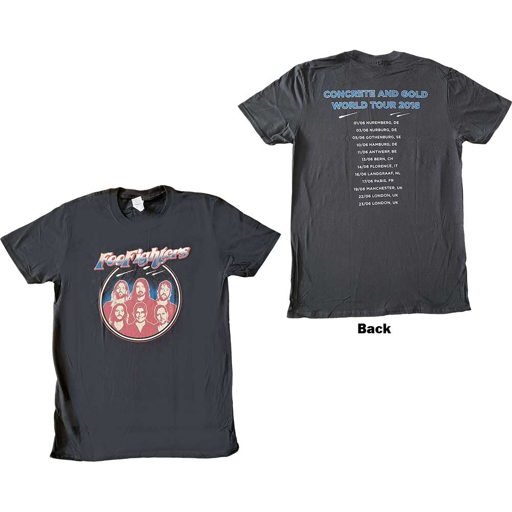 Tričko Foo Fighters - Classic Photo, Unisex,Čierna,S
