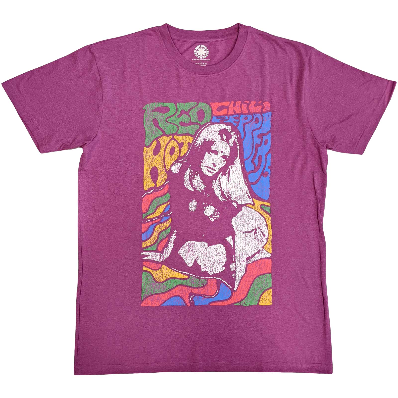 Tričko Red hot chili peppers - Kneeling Girl, Unisex,Ružová,XXL