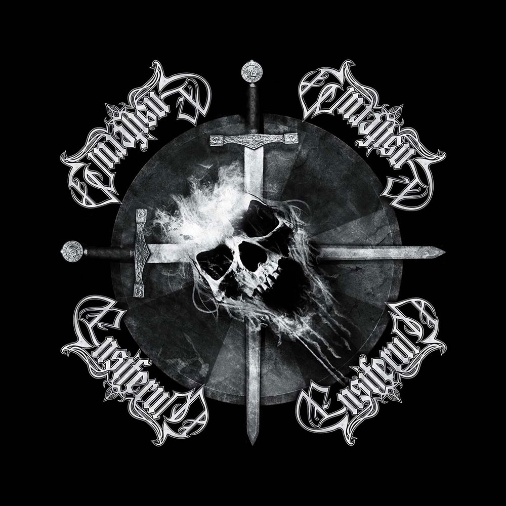 Šatka Ensiferum - Skull, Unisex,Čierna,Univerzálna