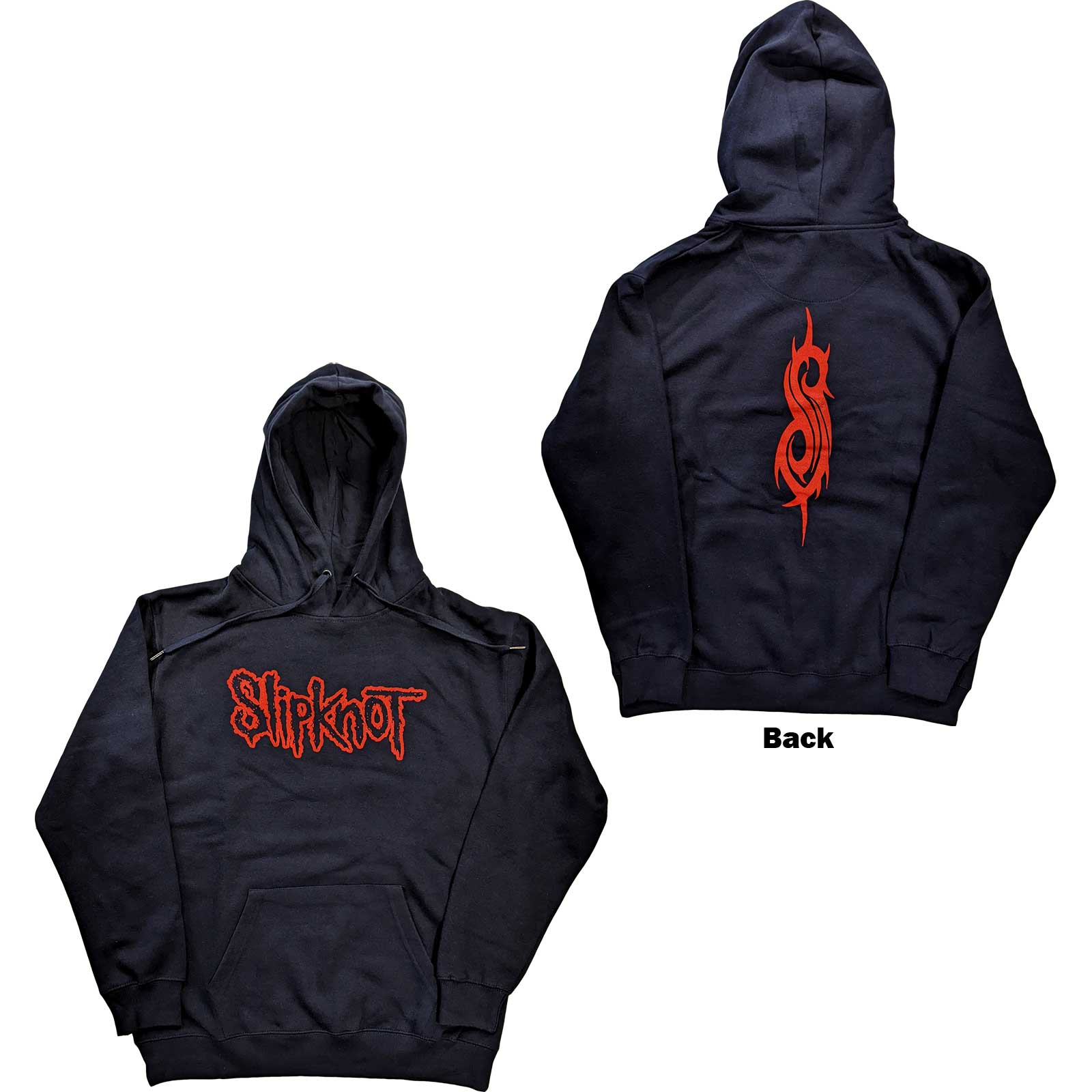 Mikina Slipknot - Logo, Unisex,Modrá,XXL