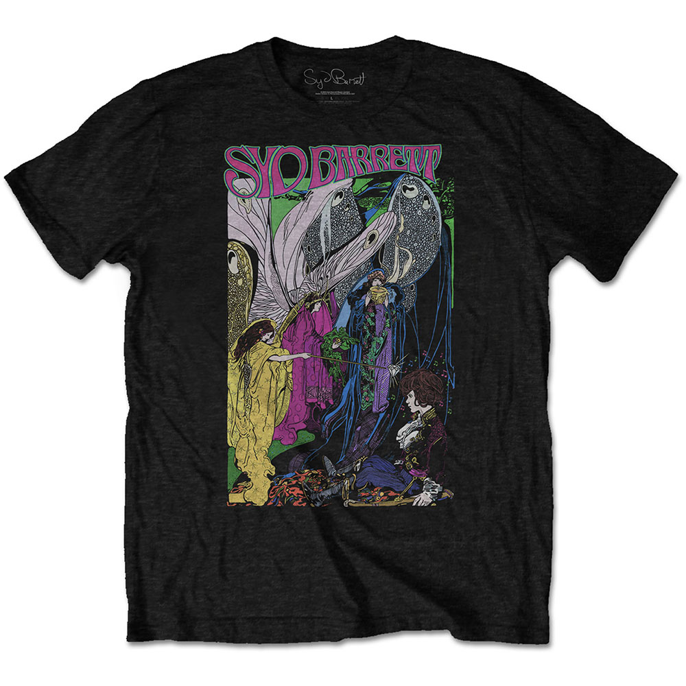 Tričko Syd Barrett - Fairies, Unisex,Čierna,XXL
