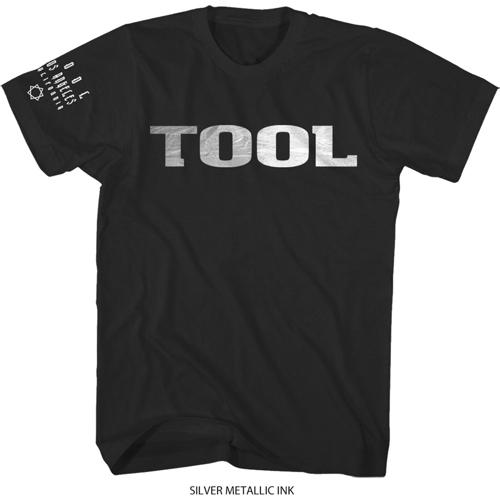 Tričko Tool - Metallic Silver Logo, Unisex,Čierna,XXL