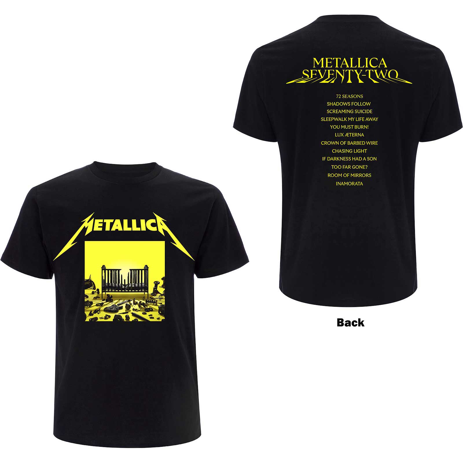Tričko Metallica - 72 Seasons Squared Cover, Unisex,Čierna,XXL