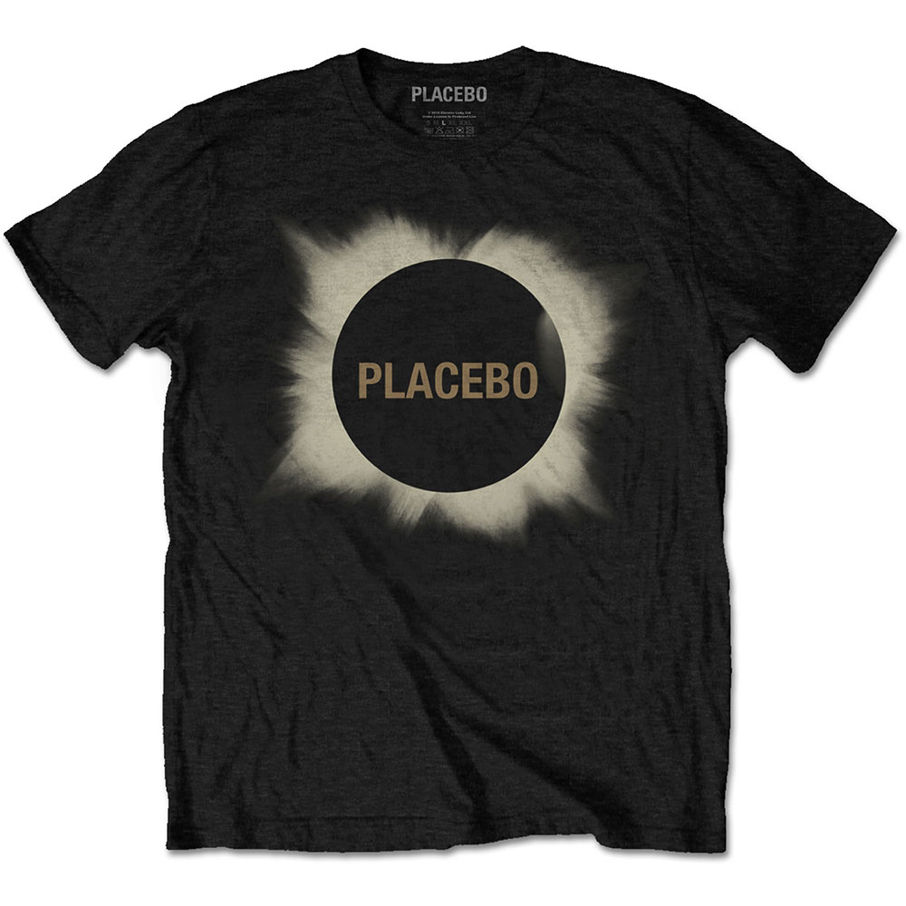 Tričko Placebo - Eclipse, Unisex,Čierna,XXL