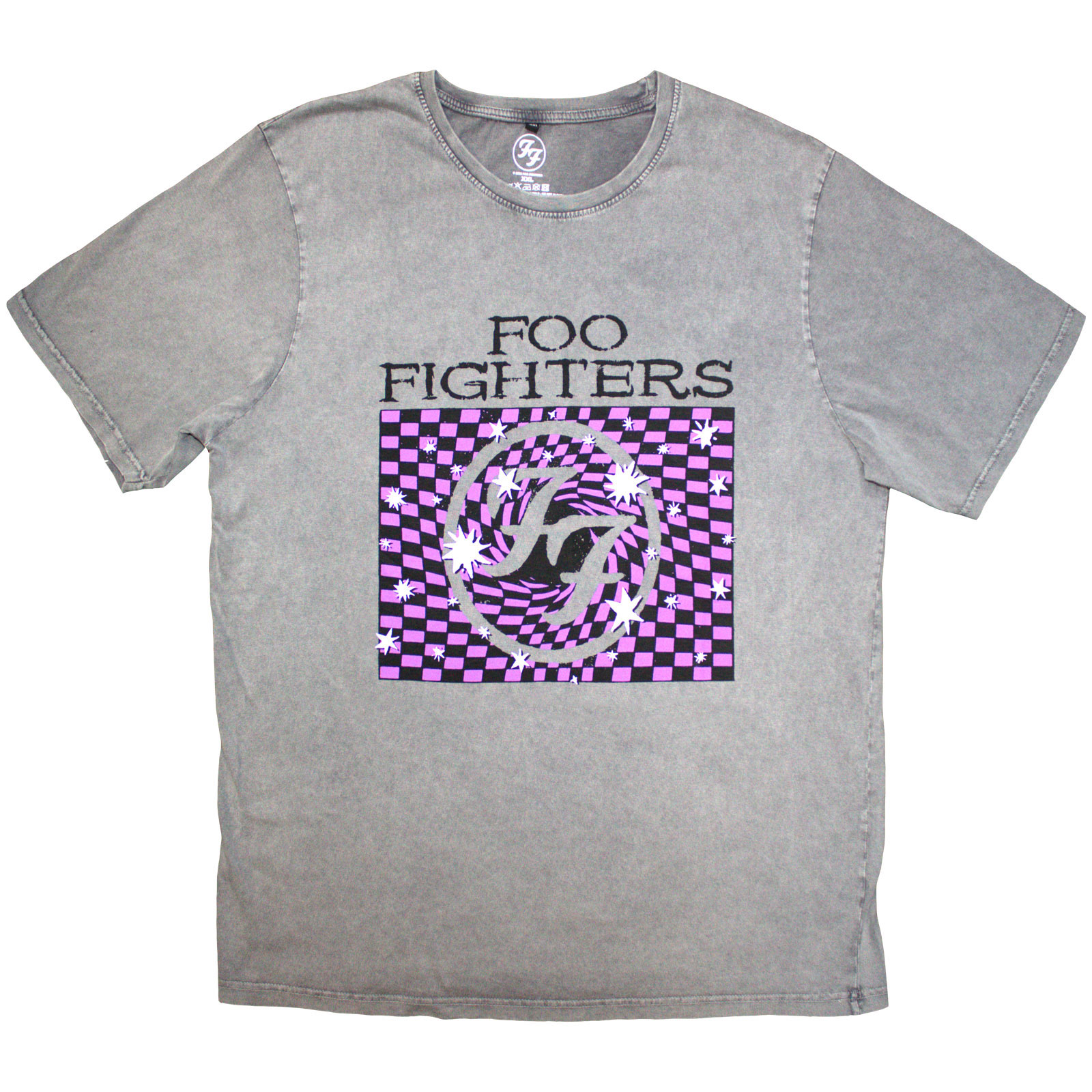 Tričko Foo Fighters - FF 4, Unisex,Šedá,XXL