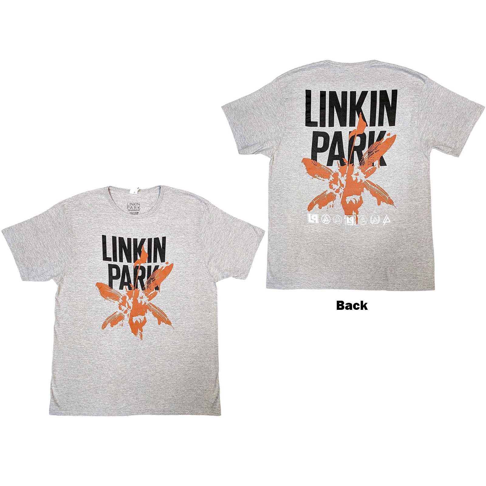 Tričko Linkin Park - Soldier Icons, Unisex,Šedá,XXL