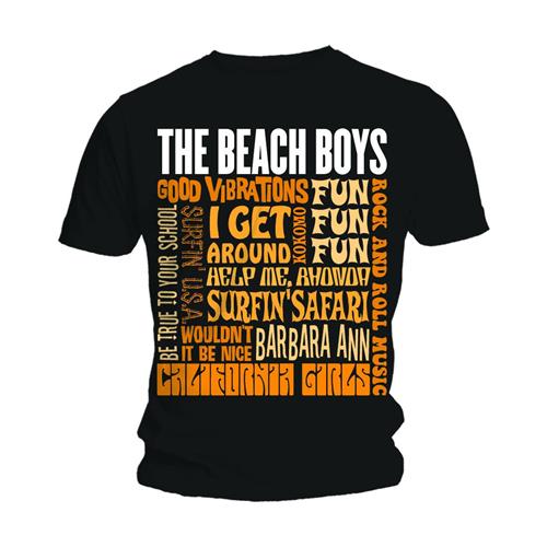 Tričko The Beach Boys - Best of SS, Unisex,Čierna,XXL