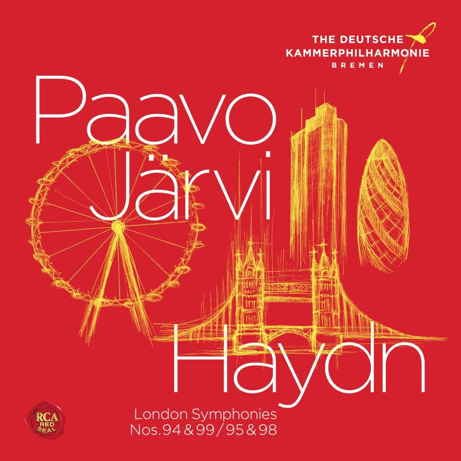 CD Paavo Järvi - Haydn: London Symphonies Vol.2 Symphonies No. 94 "Surprise", No. 95, No. 98 & No. 99