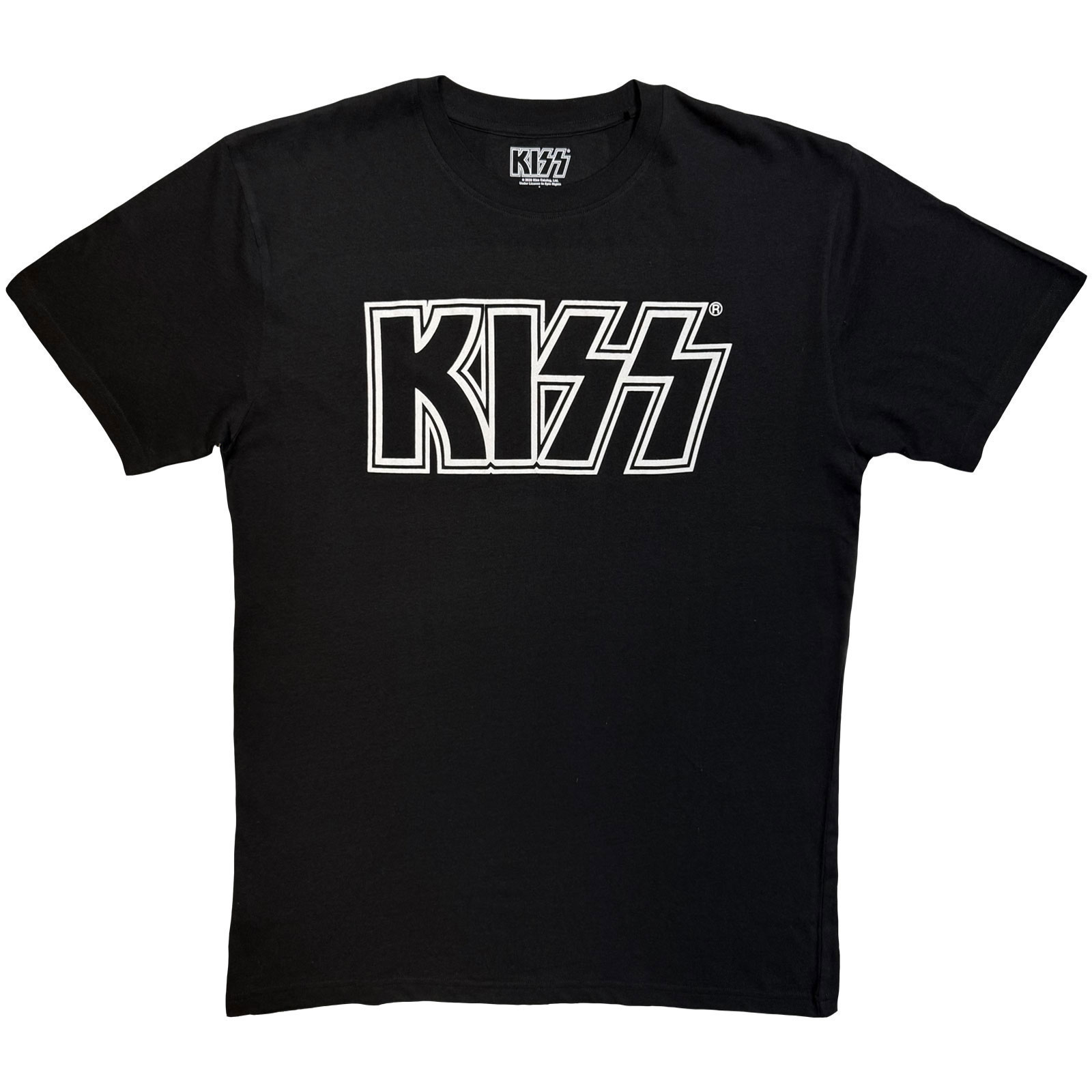 Tričko Kiss - Logo Mono, Unisex,Čierna,XXL