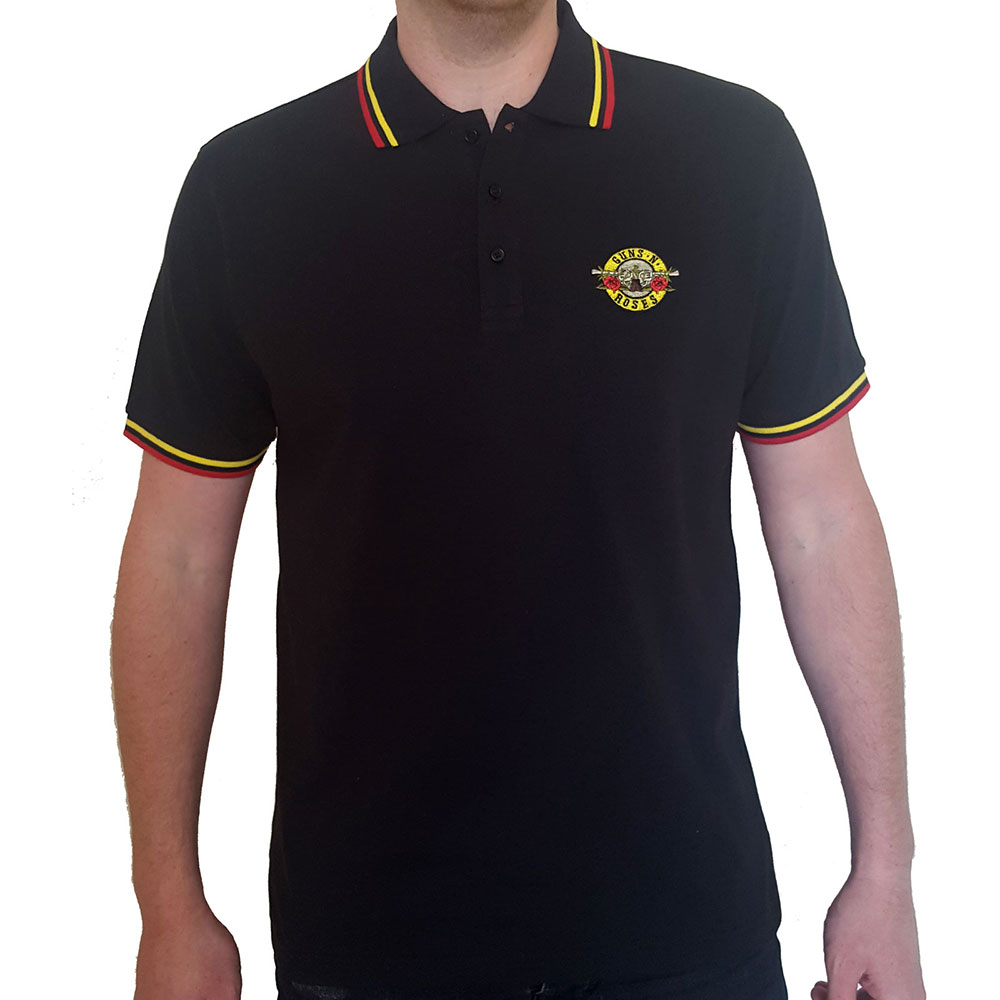 Polokošeľa Guns N’ Roses - Classic Logo, Unisex,Čierna,XXL