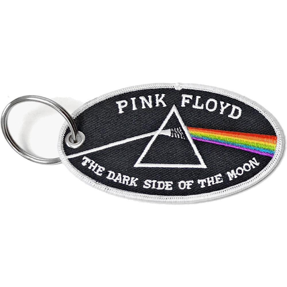 Kľúčenka Pink Floyd - Dark Side of the Moon Oval White Border