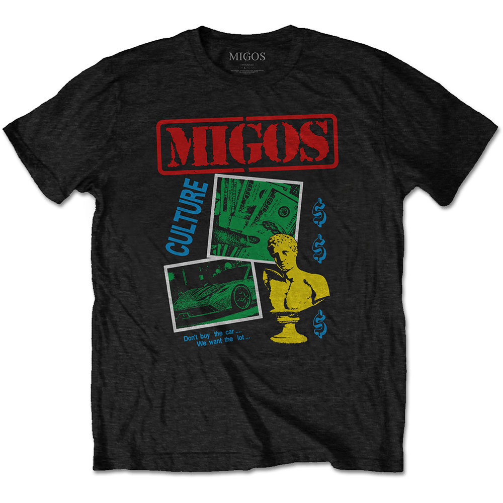 Tričko Migos - Don't Buy The Car, Unisex,Čierna,XXL