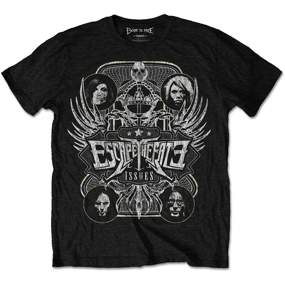 Tričko Escape The Fate - Issues, Unisex,Čierna,M