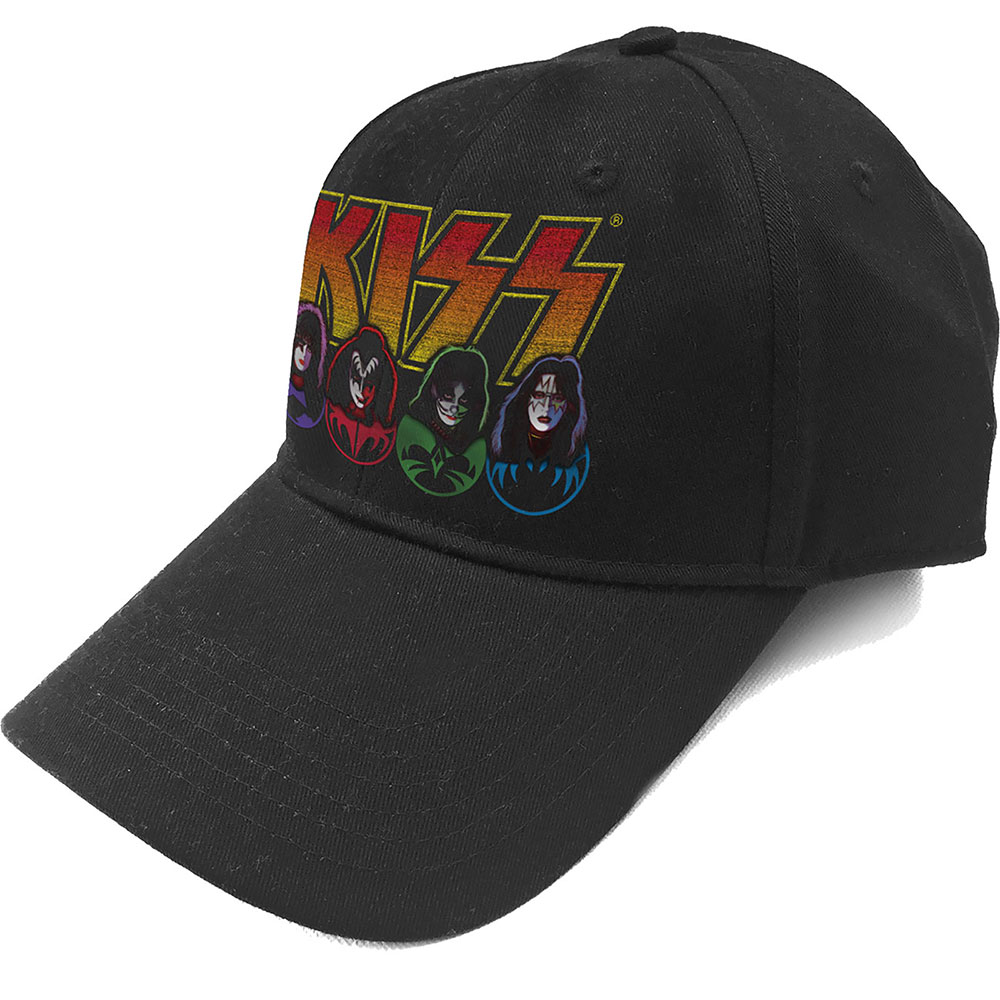 Šiltovka Kiss - Logo - Faces & Icons, Unisex,Čierna,Univerzálna