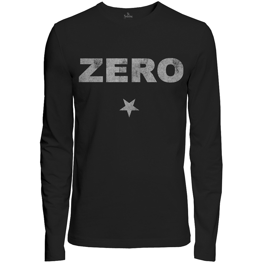 Tričko s dlhým rukávom The Smashing Pumpkins - Zero Distressed, Unisex,Čierna,XXL