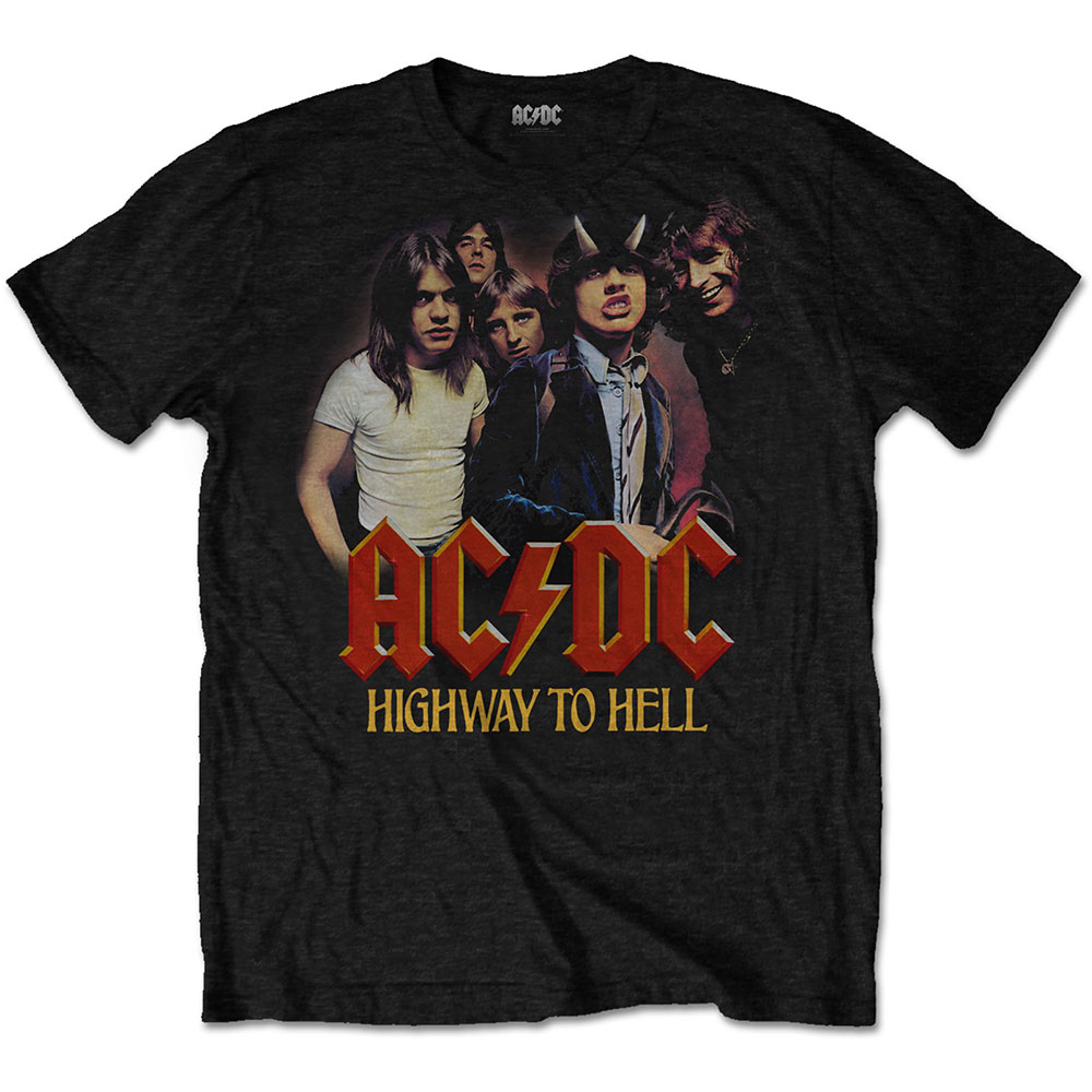 Tričko AC/DC - H2H Band, Unisex,Čierna,XXL