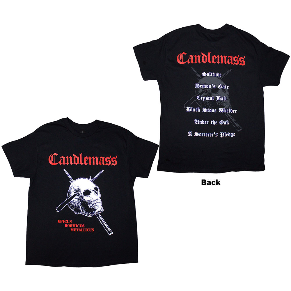 Tričko Candlemass - Epicus Doomicus Metallicus, Unisex,Čierna,XXL