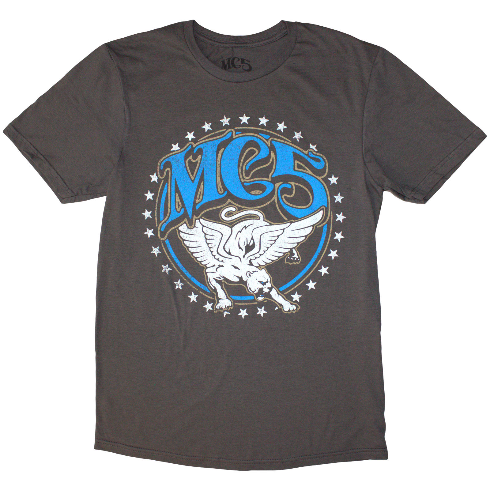 Tričko MC5 - Winged Panther, Unisex,Šedá,XXL