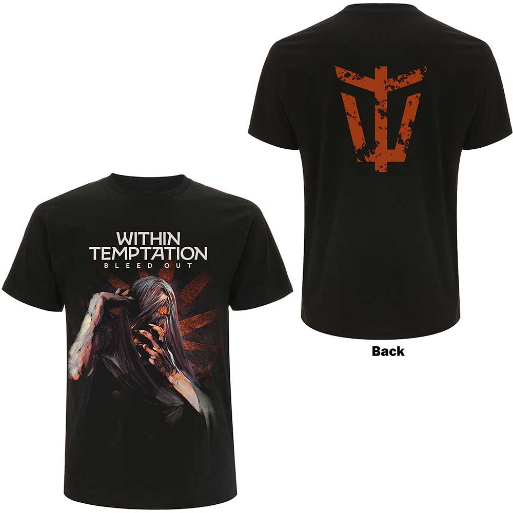 Tričko Within Temptation - Bleed Out Album, Unisex,Čierna,XXL