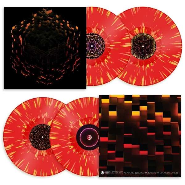 Vinyl C418 - MINECRAFT VOLUME BETA (RED/ORANGE/YELLOW SPLATTER)