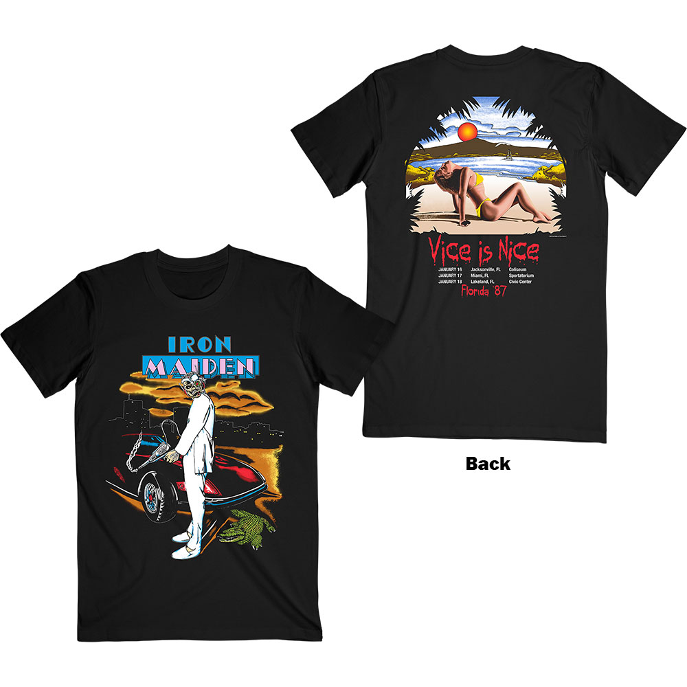 Tričko Iron Maiden - Vice Is Nice, Unisex,Čierna,XXL