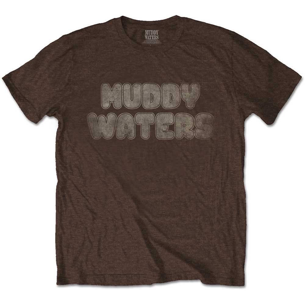 Tričko Muddy Waters - Electric Mud Vintage, Unisex,Hnedá,XL