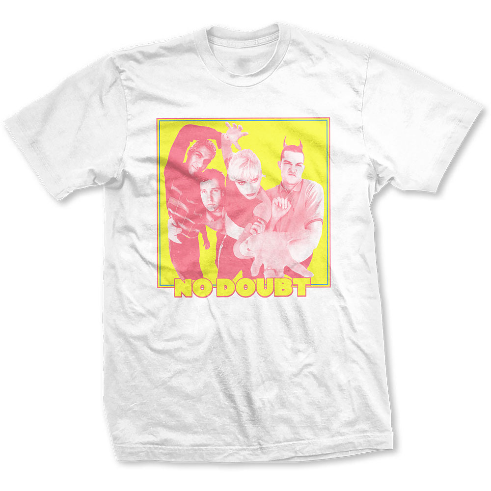 Tričko No Doubt - Yellow Photo, Unisex,Biela,XXL