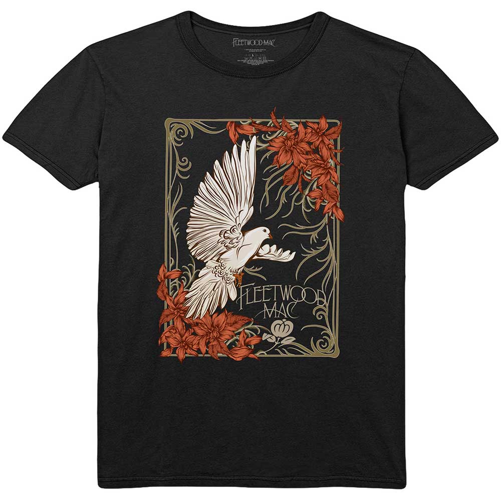 Tričko Fleetwood Mac - Dove, Unisex,Čierna,XXL