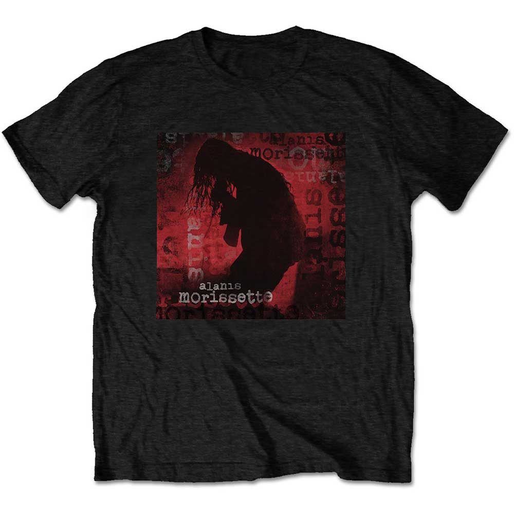 Tričko Alanis Morissette - Ironic Silhouette, Unisex,Čierna,XXL