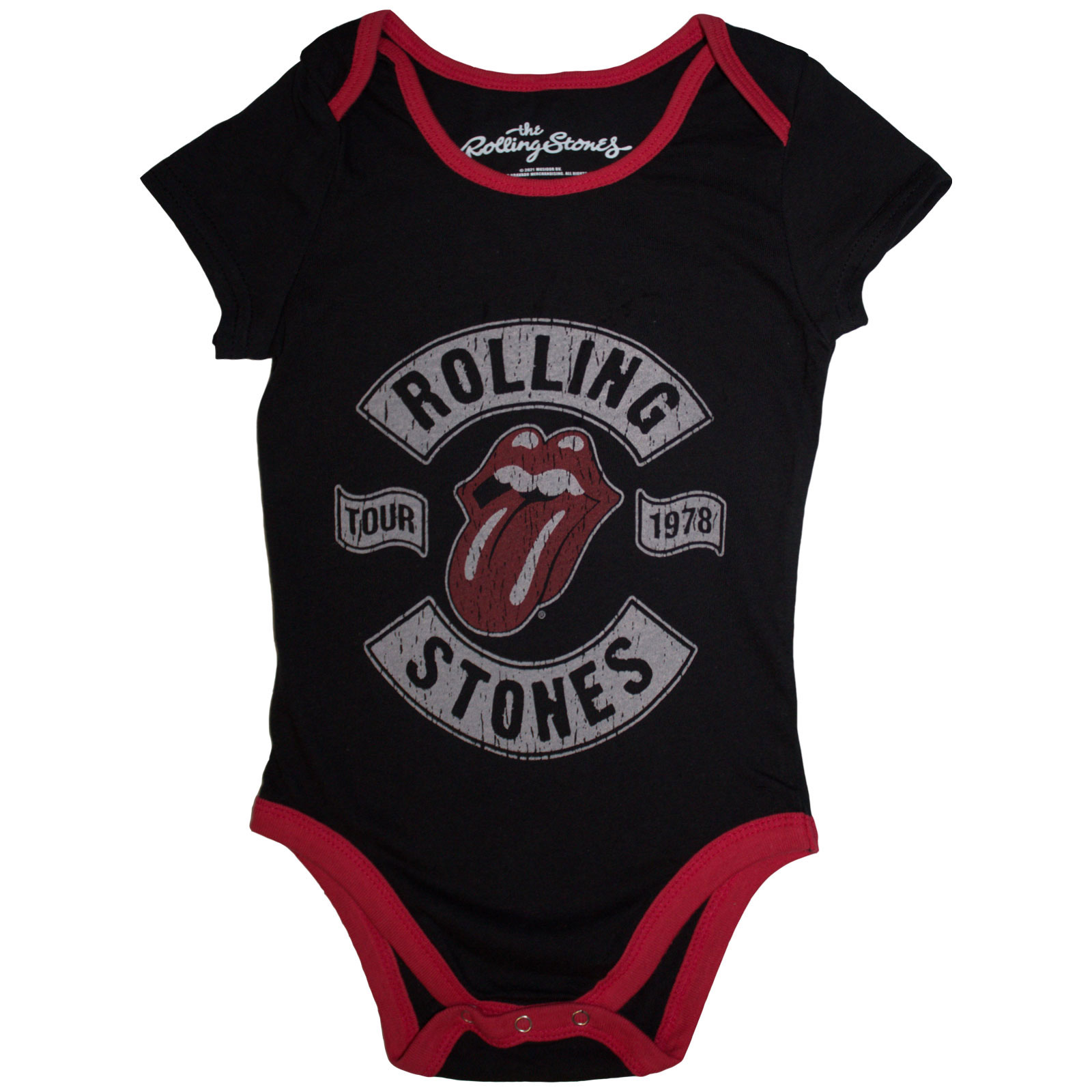 Body The Rolling Stones - US Tour 1978, Dieťa,Čierna,18 - 24 mes.