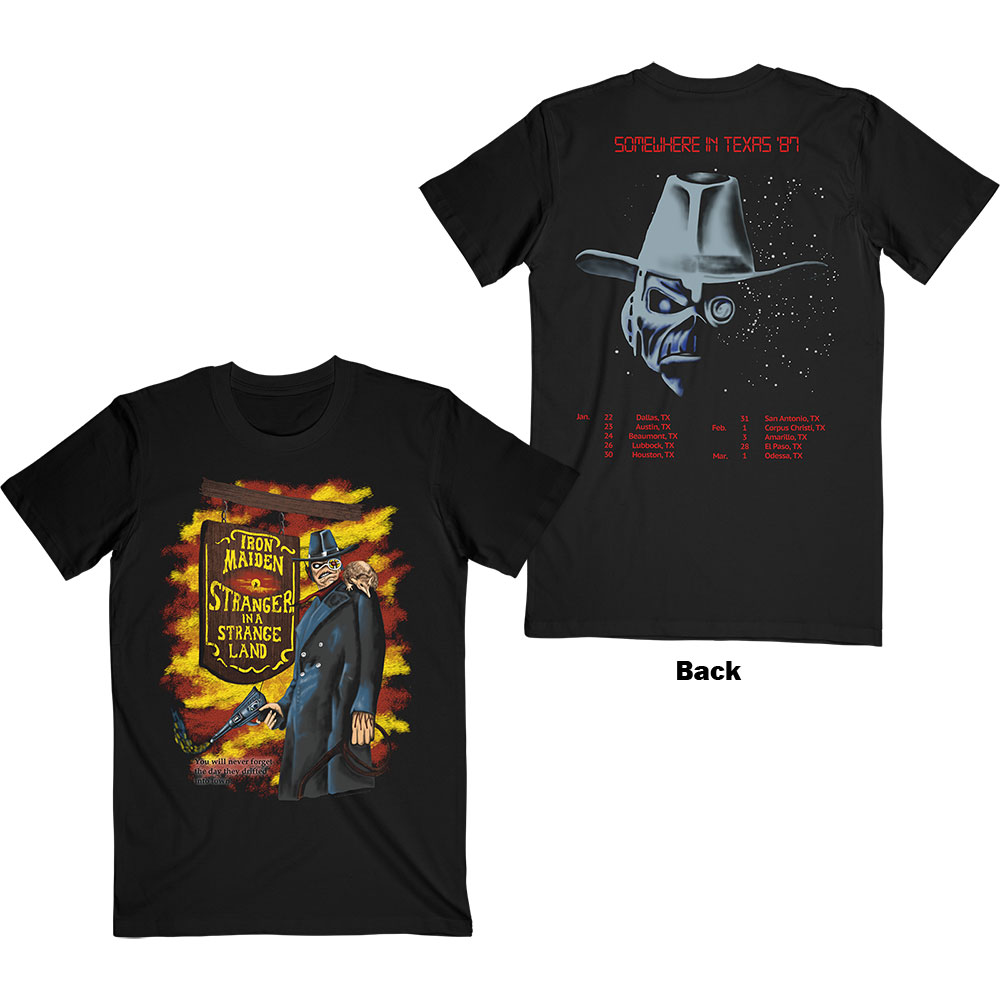 Tričko Iron Maiden - Stranger In A Strange Land, Unisex,Čierna,XXL