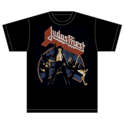 Tričko Judas Priest - Unleashed Version 2, Unisex,Čierna,XXL