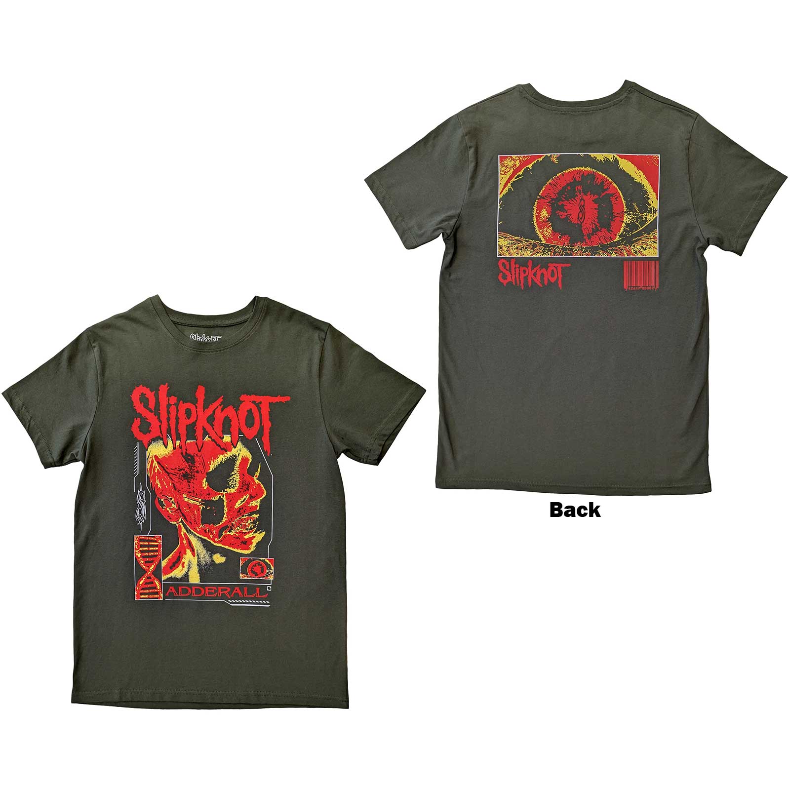 Tričko Slipknot - Zombie, Unisex,Zelená,XXL