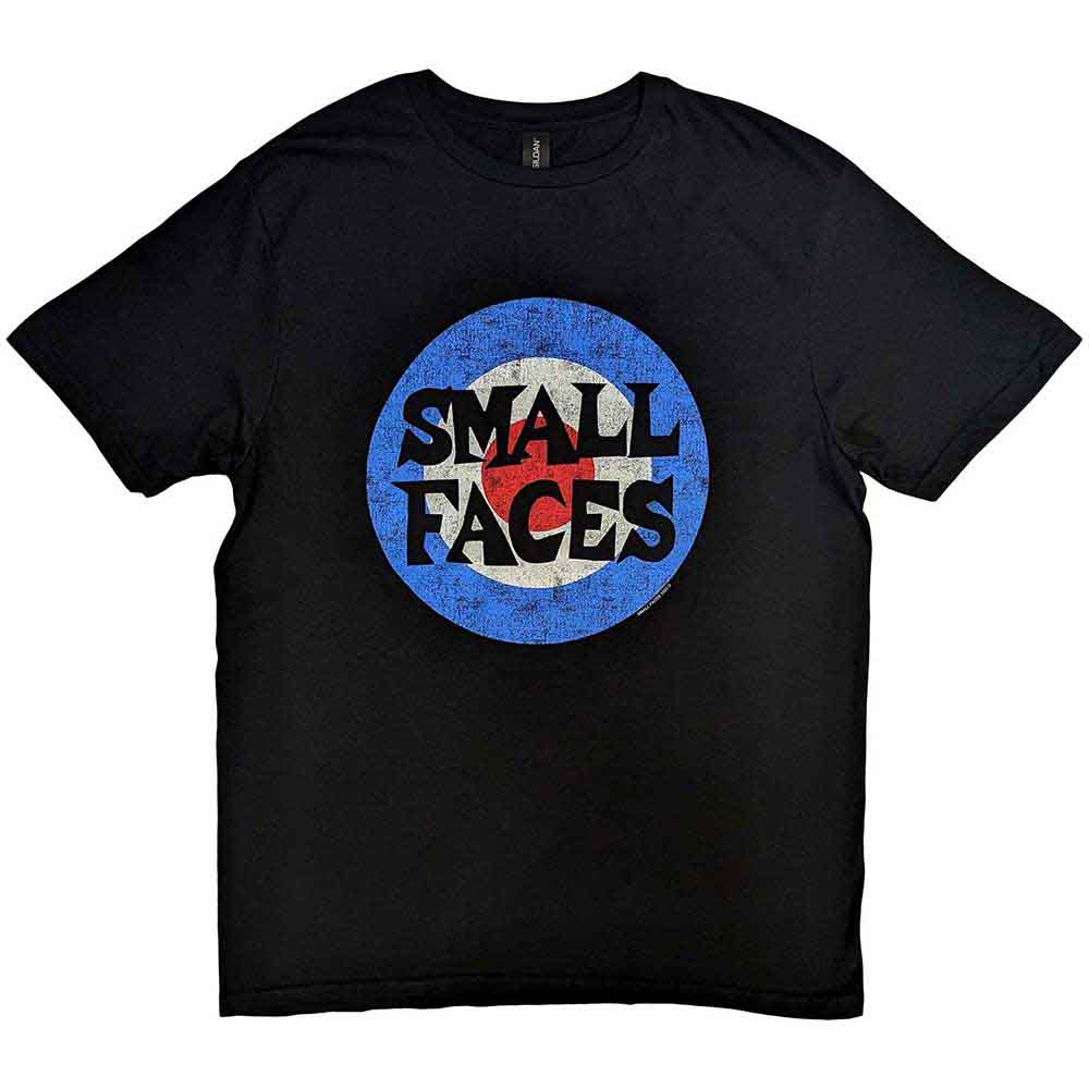 Tričko Small Faces - Mod Target, Unisex,Čierna,XXL