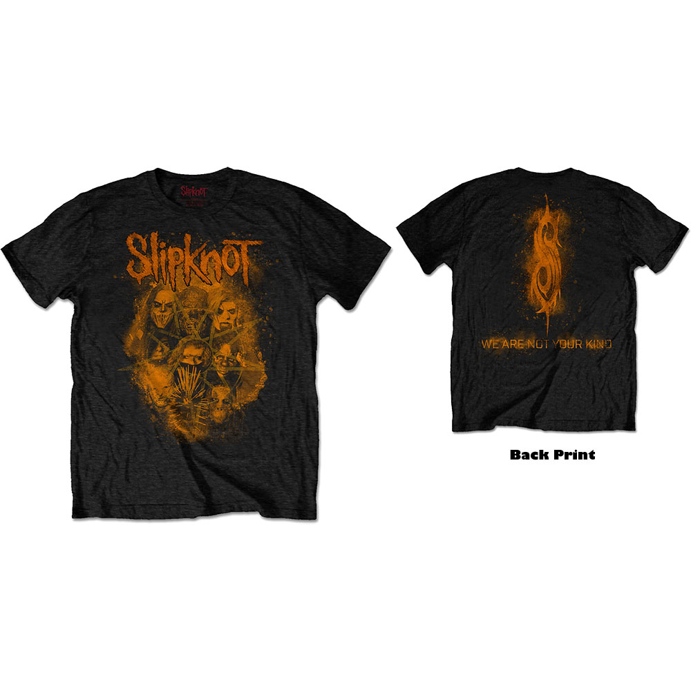 Tričko Slipknot - WANYK Orange, Unisex,Čierna,XXL