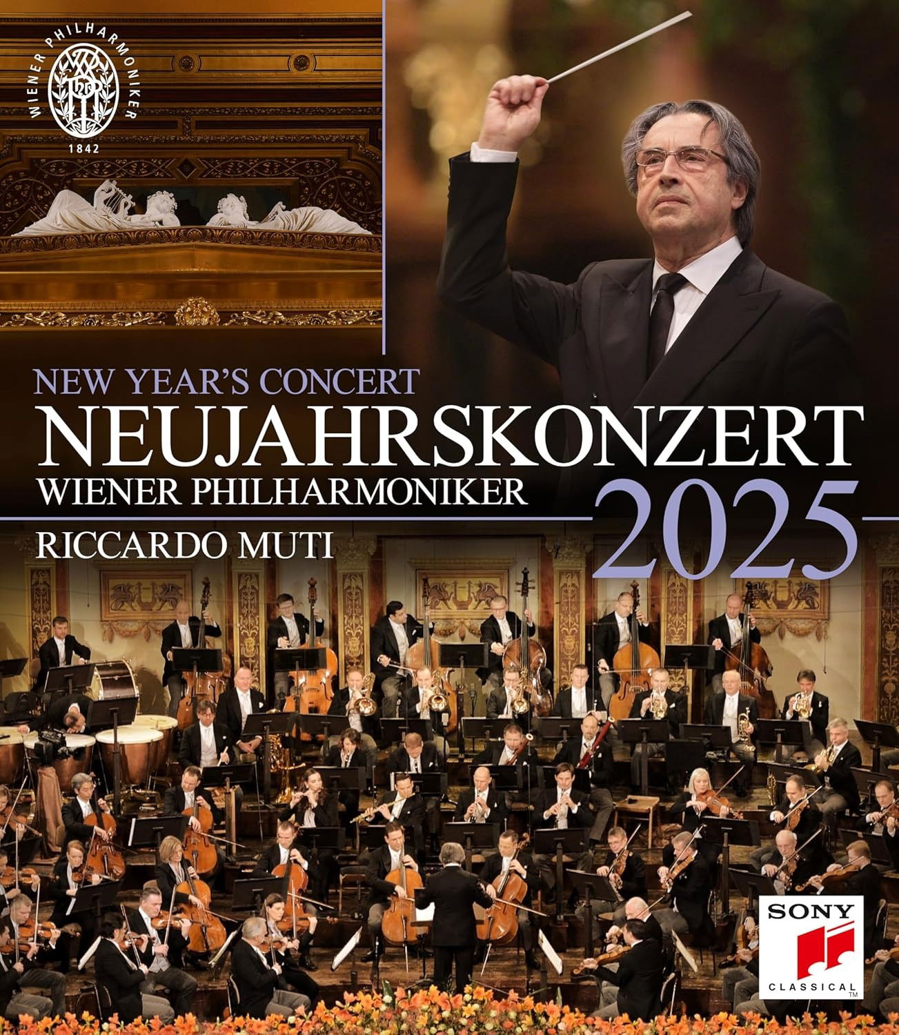 Blu-ray Riccardo Muti & Wiener Philharmoniker - Neujahrskonzert 2025 / New Year's Concert 2025 / Concert du Nouvel An 2025