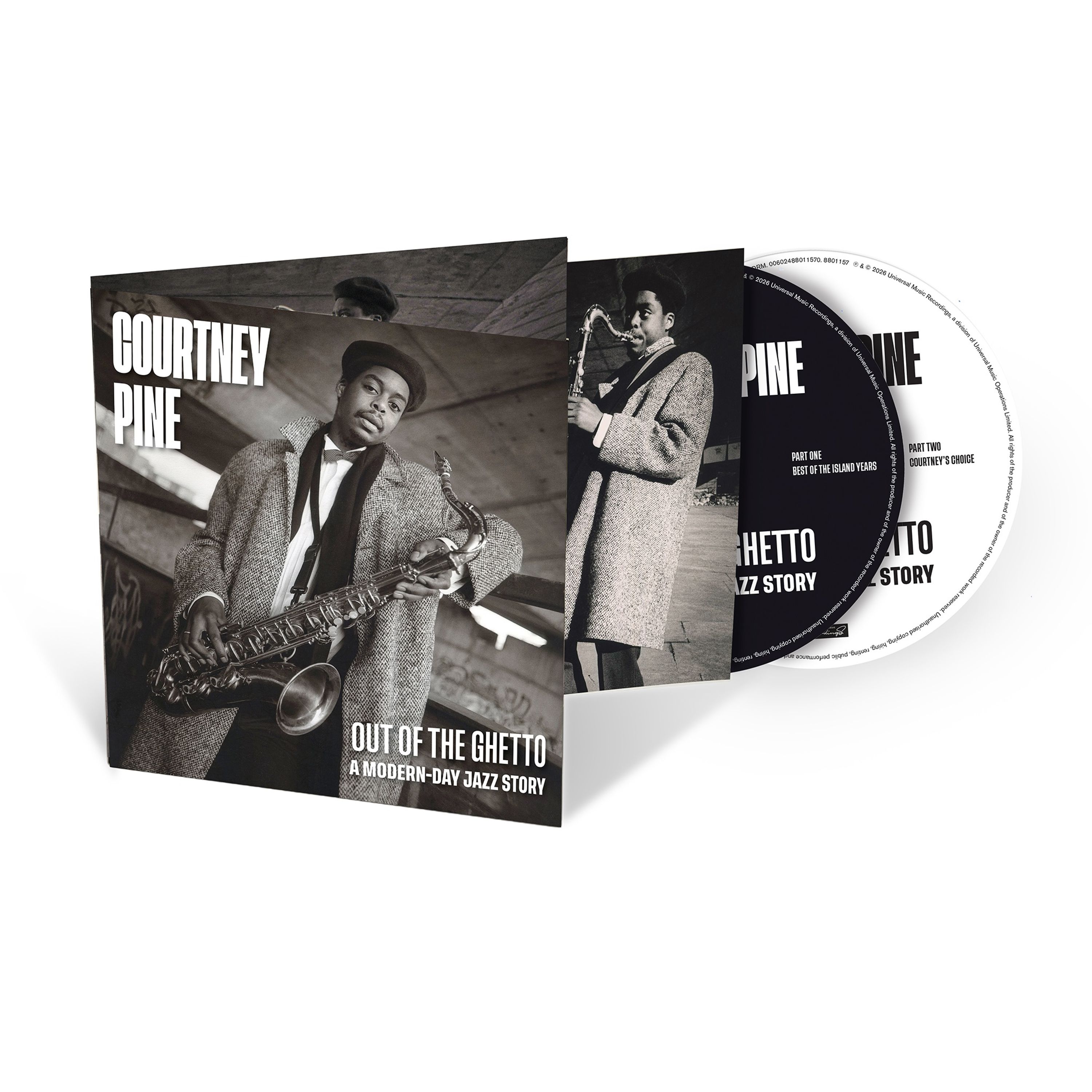 CD - PINE COURTNEY - Out Of The Ghetto: A Modern-Day Jazz Story